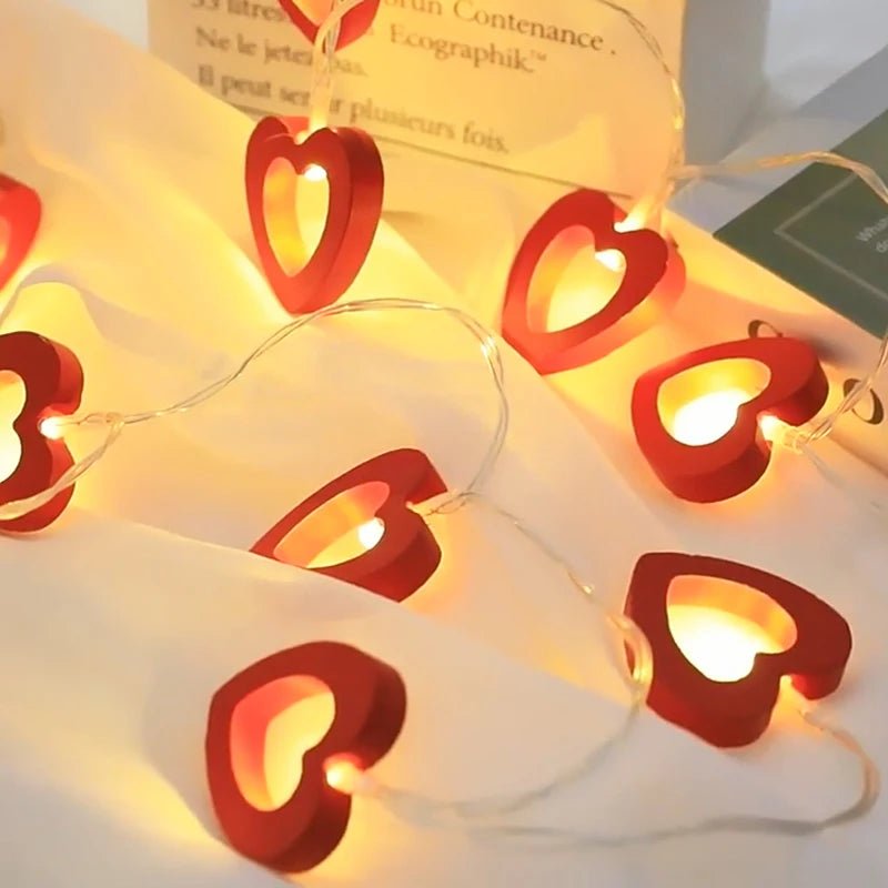 10pcs Queen of hearts aesthetic twinkle lights - Blossoms&Moss
