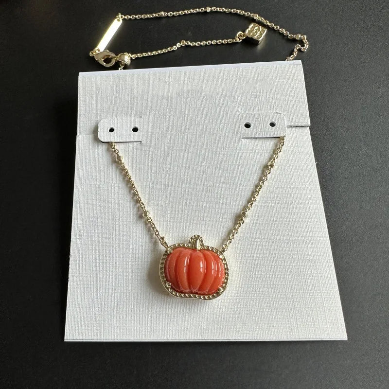 Pumpkin necklace
