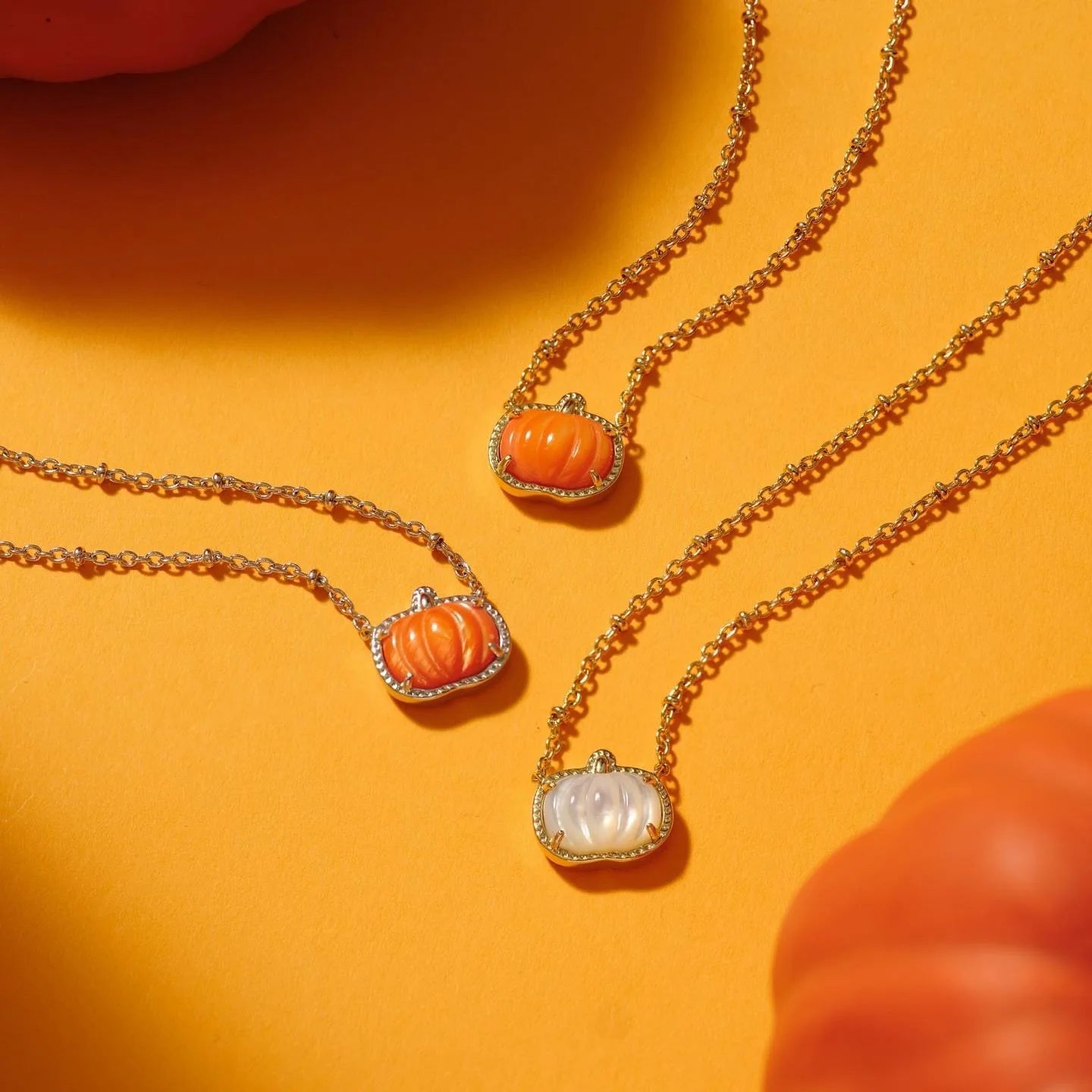 Pumpkin necklace