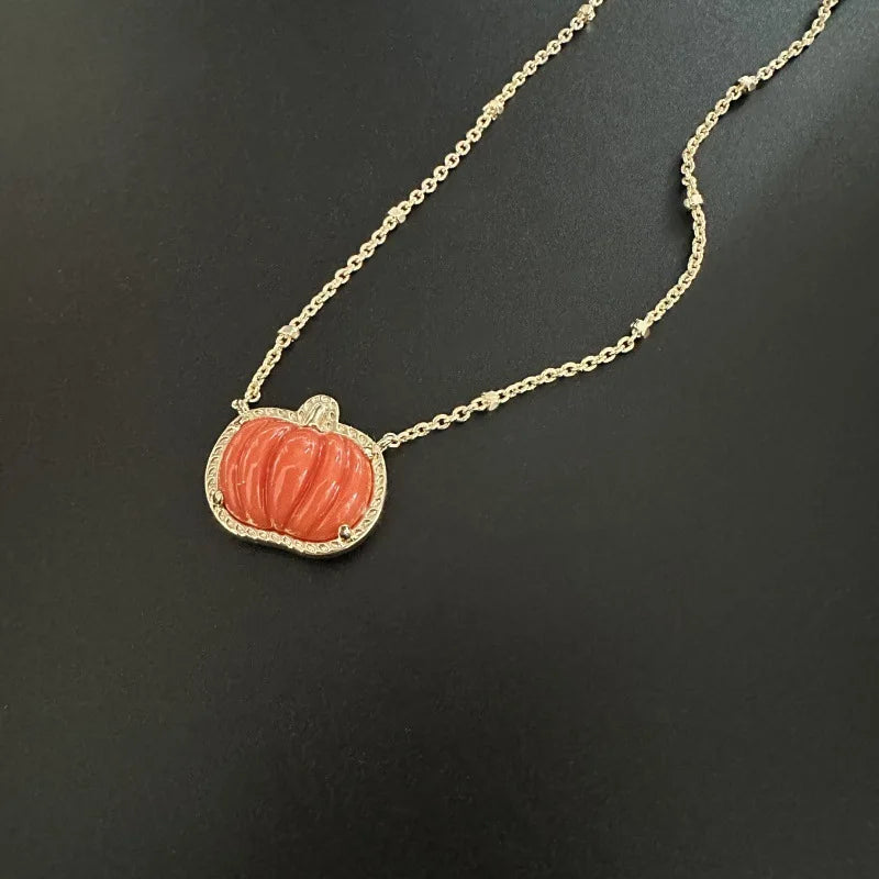 Pumpkin necklace