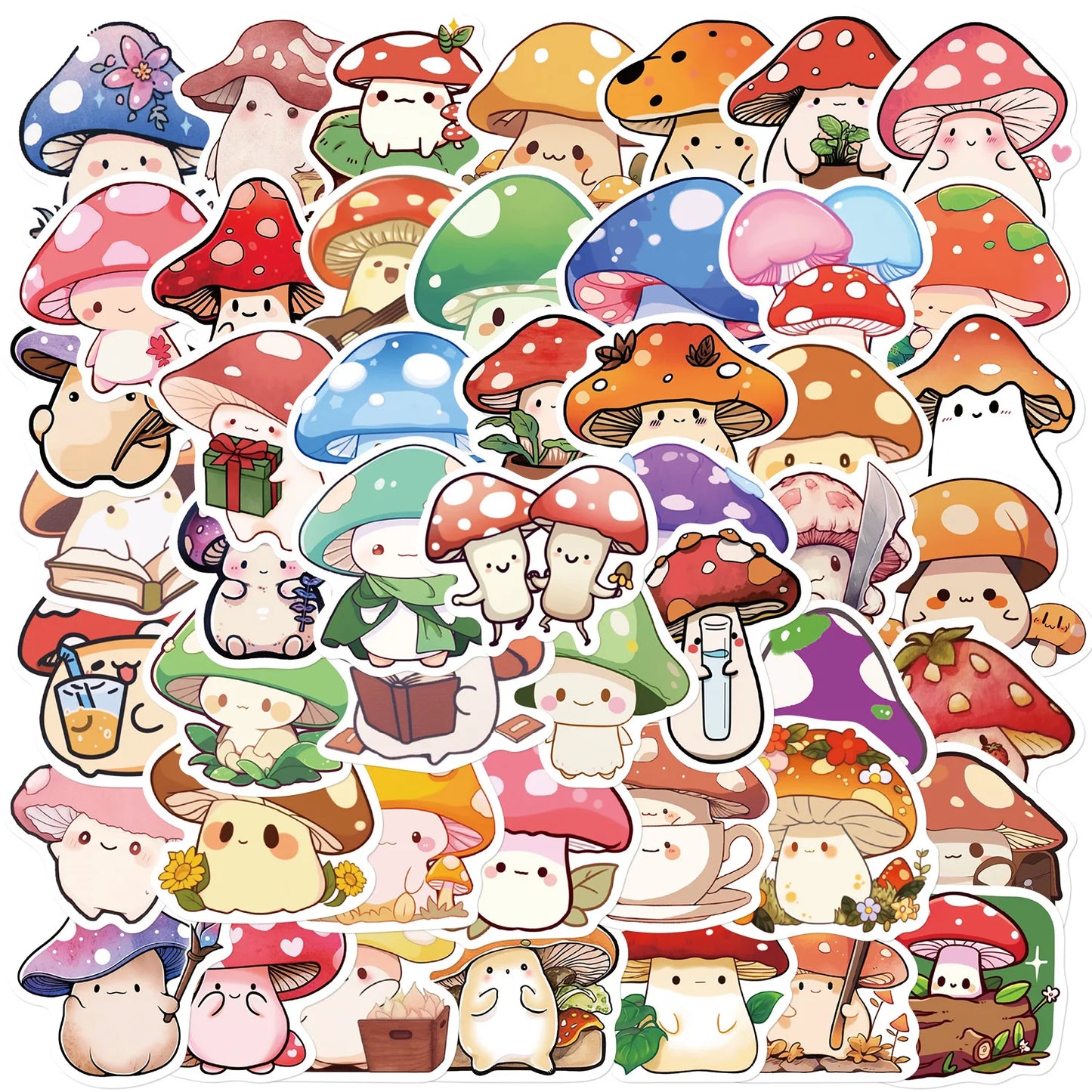Magical mushrooms stickers