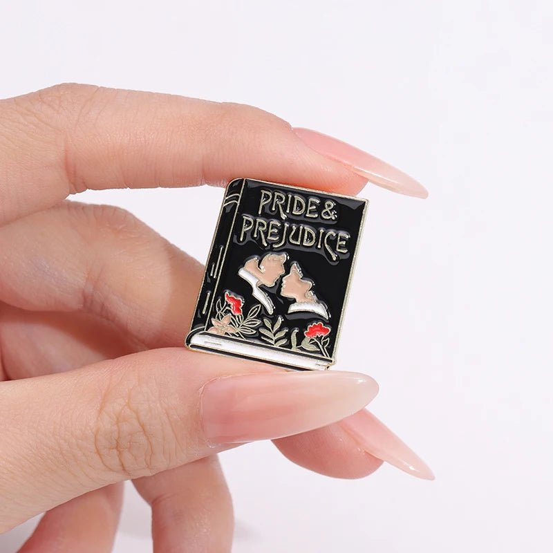 Pride and Prejudice Enamel Pin - Blossoms&Moss