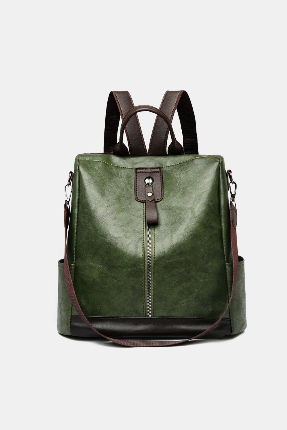 PU Leather Backpack Bag - Blossoms&Moss