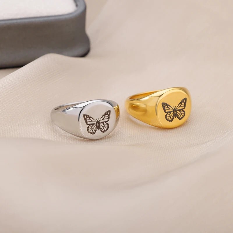 Save the bees statement ring - Blossoms&Moss