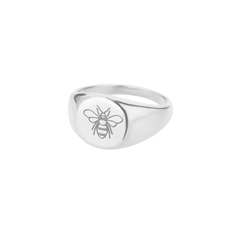 Save the bees statement ring - Blossoms&Moss