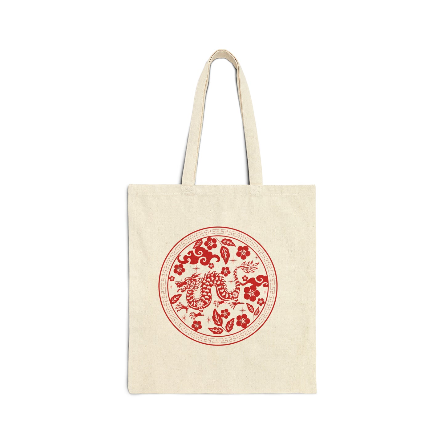 Year of the wood dragon Cotton Canvas Tote Bag