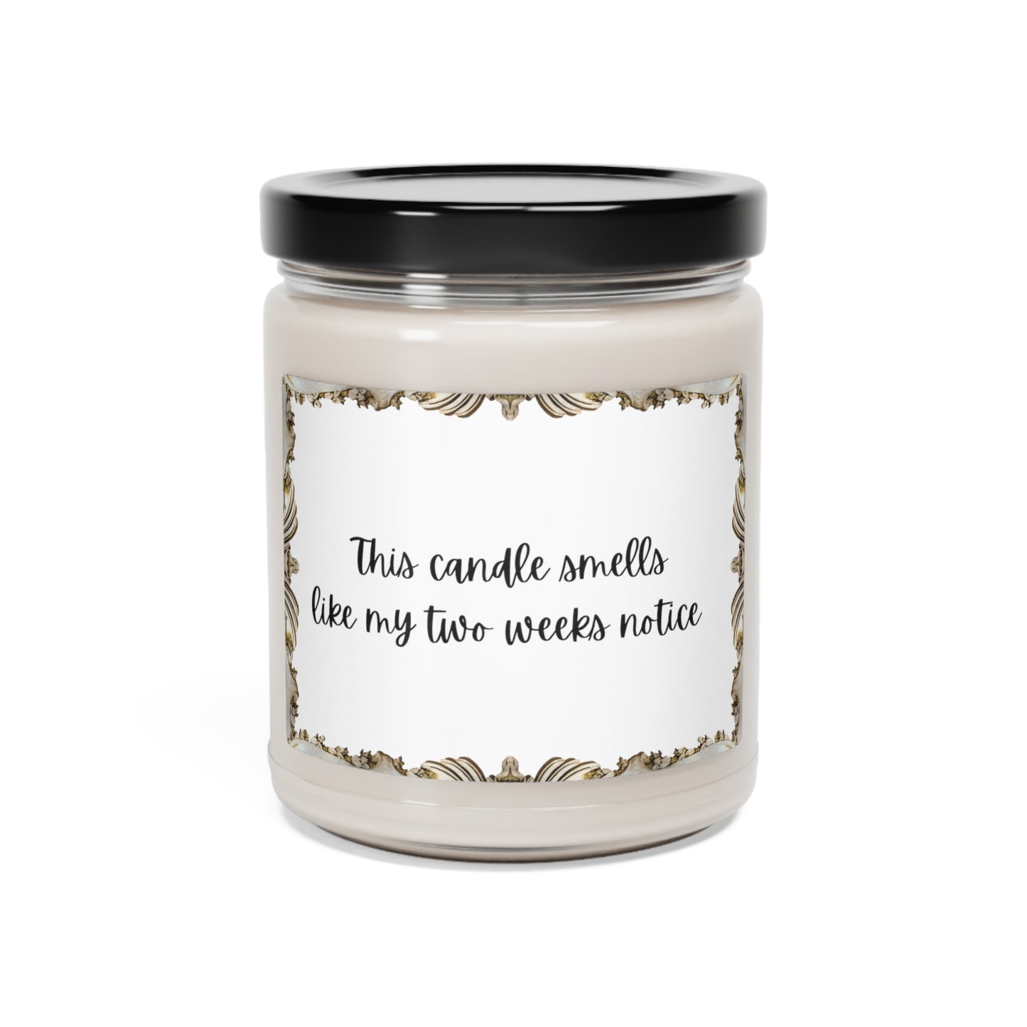 Two weeks notice Scented Soy Candle, 9oz