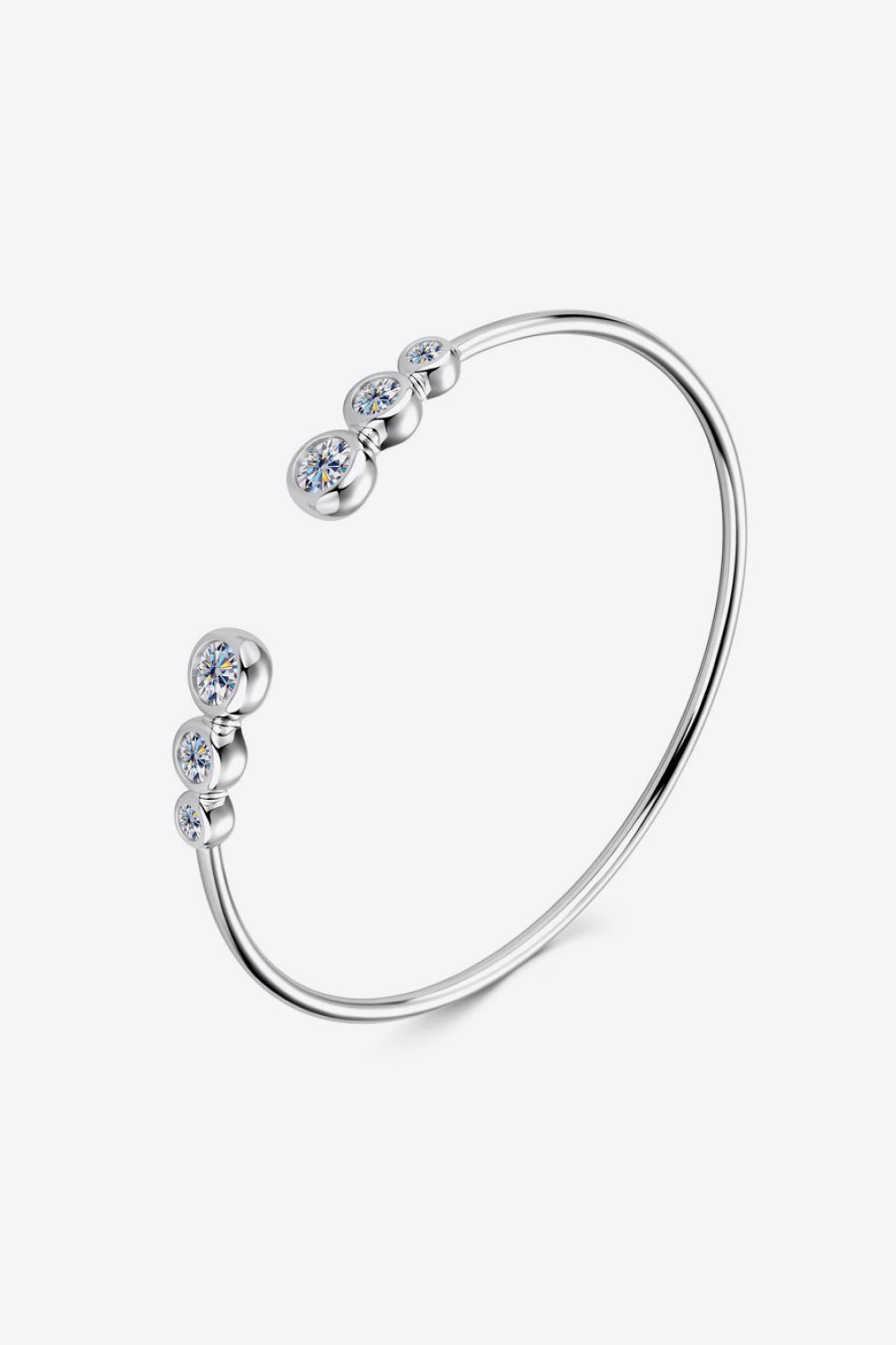 1.8 Carat Moissanite 925 Sterling Silver Bracelet - Blossoms&Moss