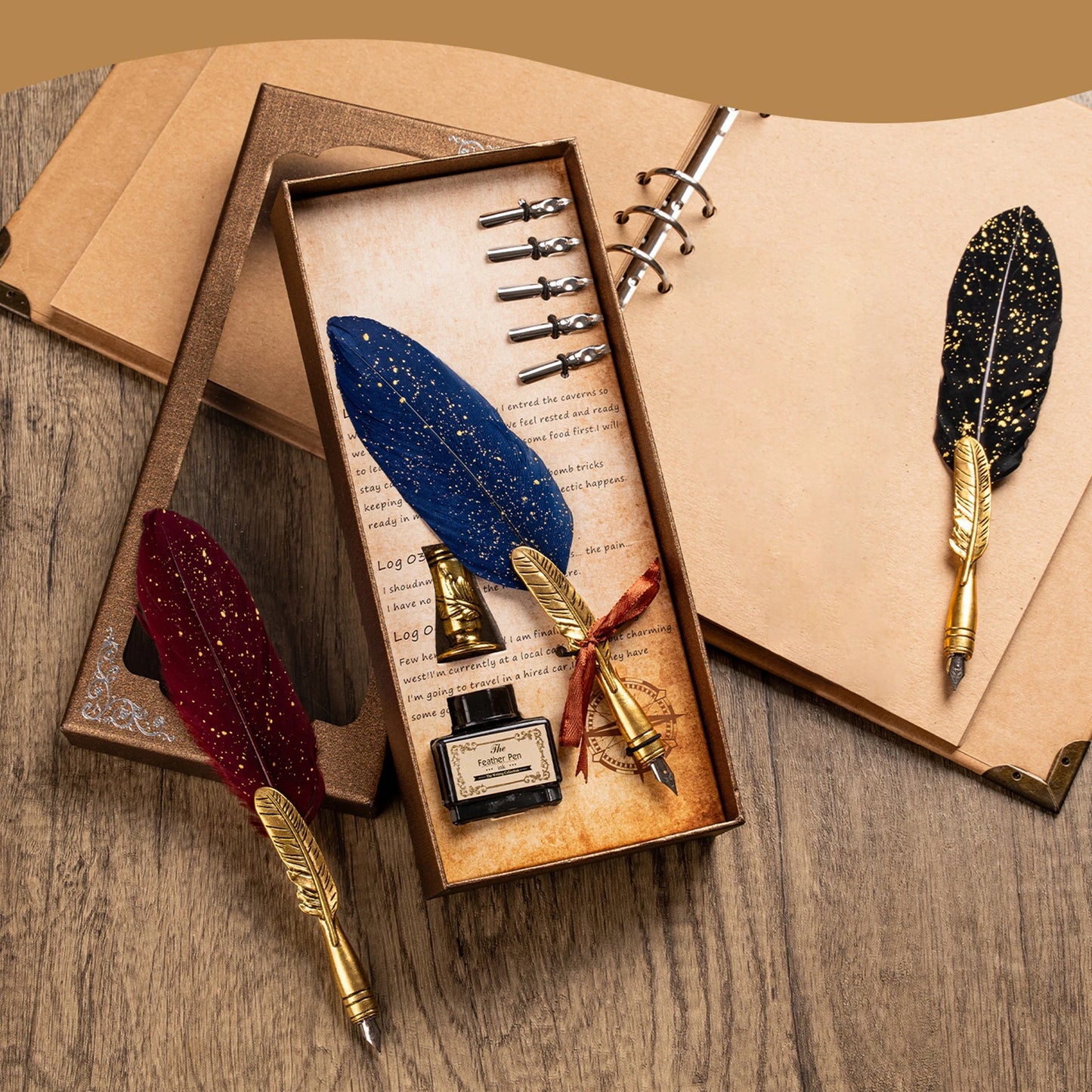 Quill Pen & ink set