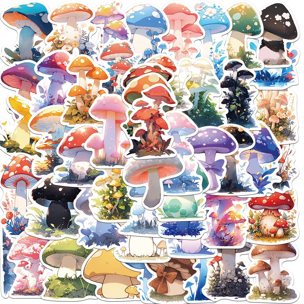 Magical mushrooms stickers