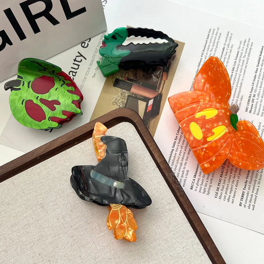 Spooky Halloween claw clips