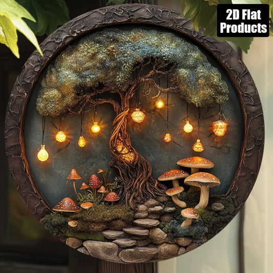 Mystical forest Mushroom wall art