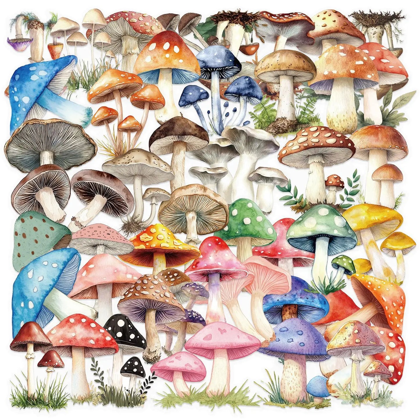 Magical mushrooms stickers