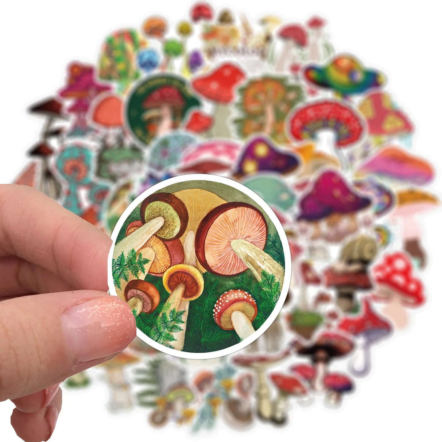 Magical mushrooms stickers