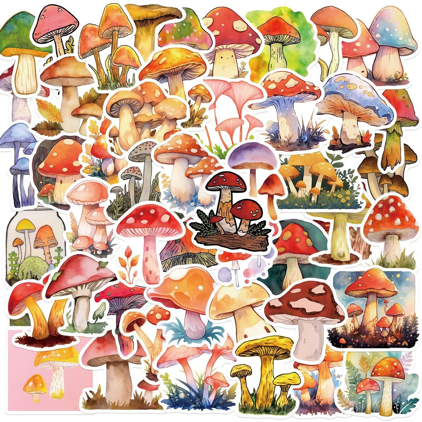 Magical mushrooms stickers