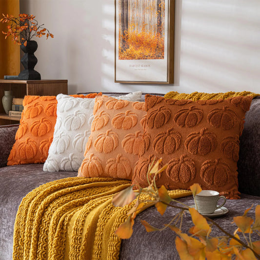 Autumn Pumpkin pillow cover