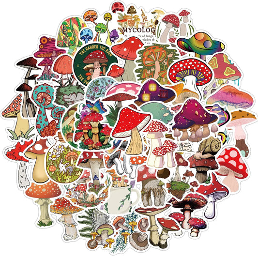 Magical mushrooms stickers