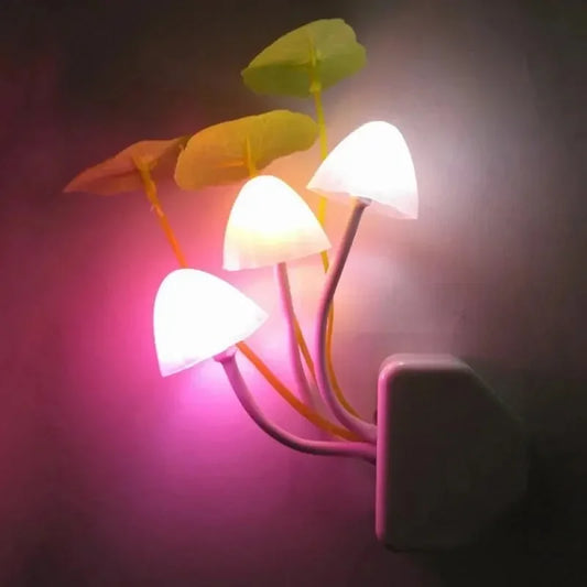 Whimsical mushroom night light