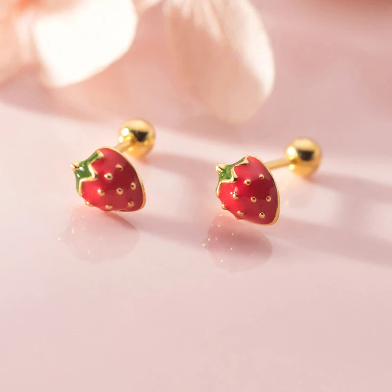 Strawberry studs