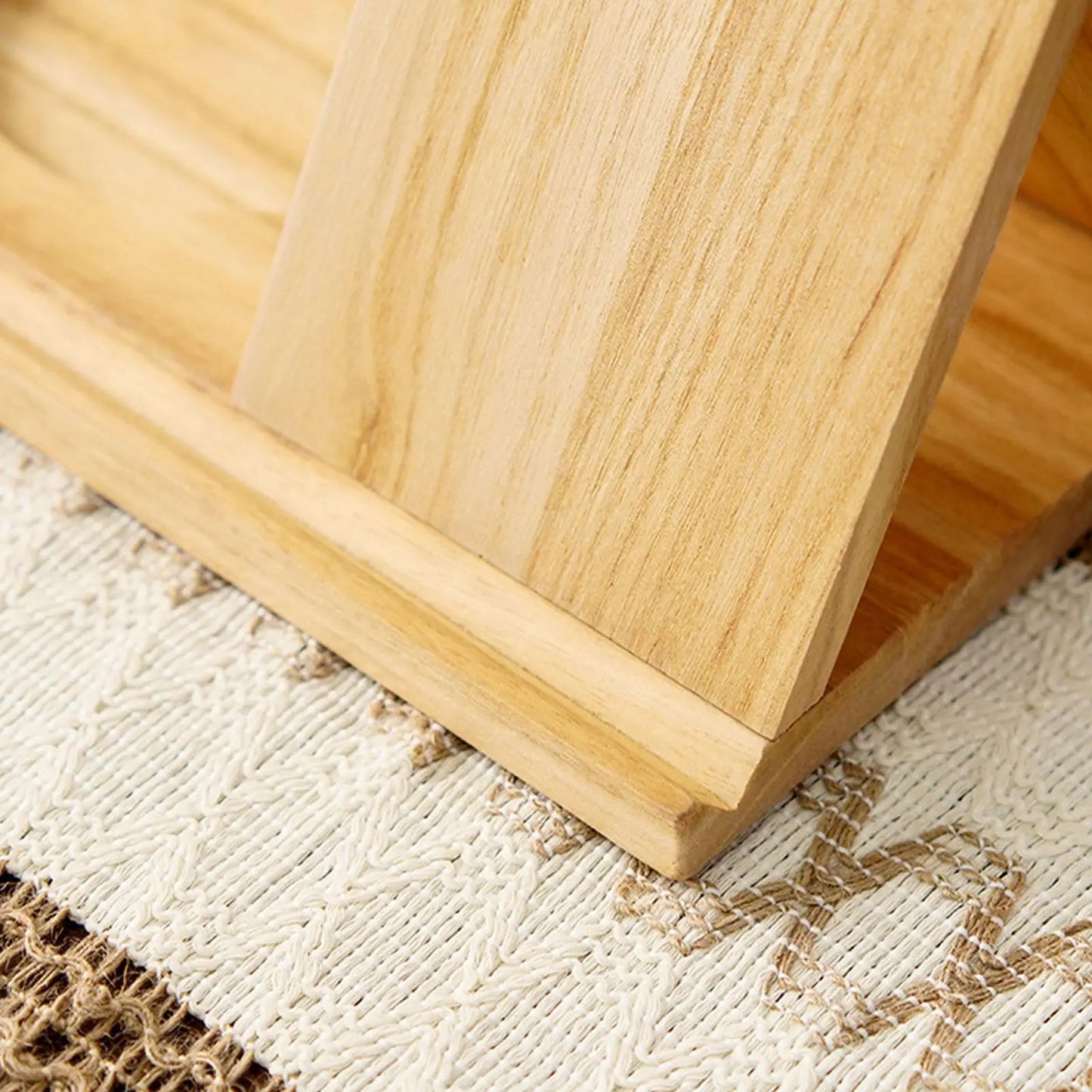 Wooden Reading Stand Handmade with Cup Holder