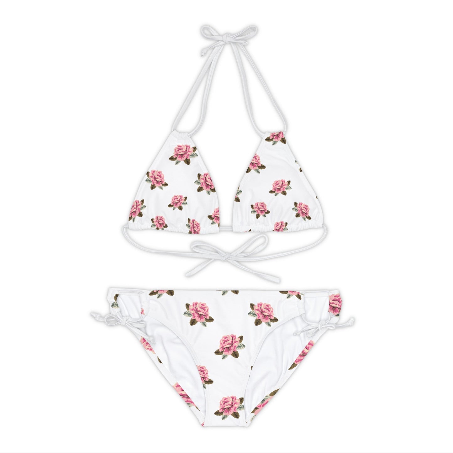 All the roses Strappy Bikini Set - Blossoms&Moss