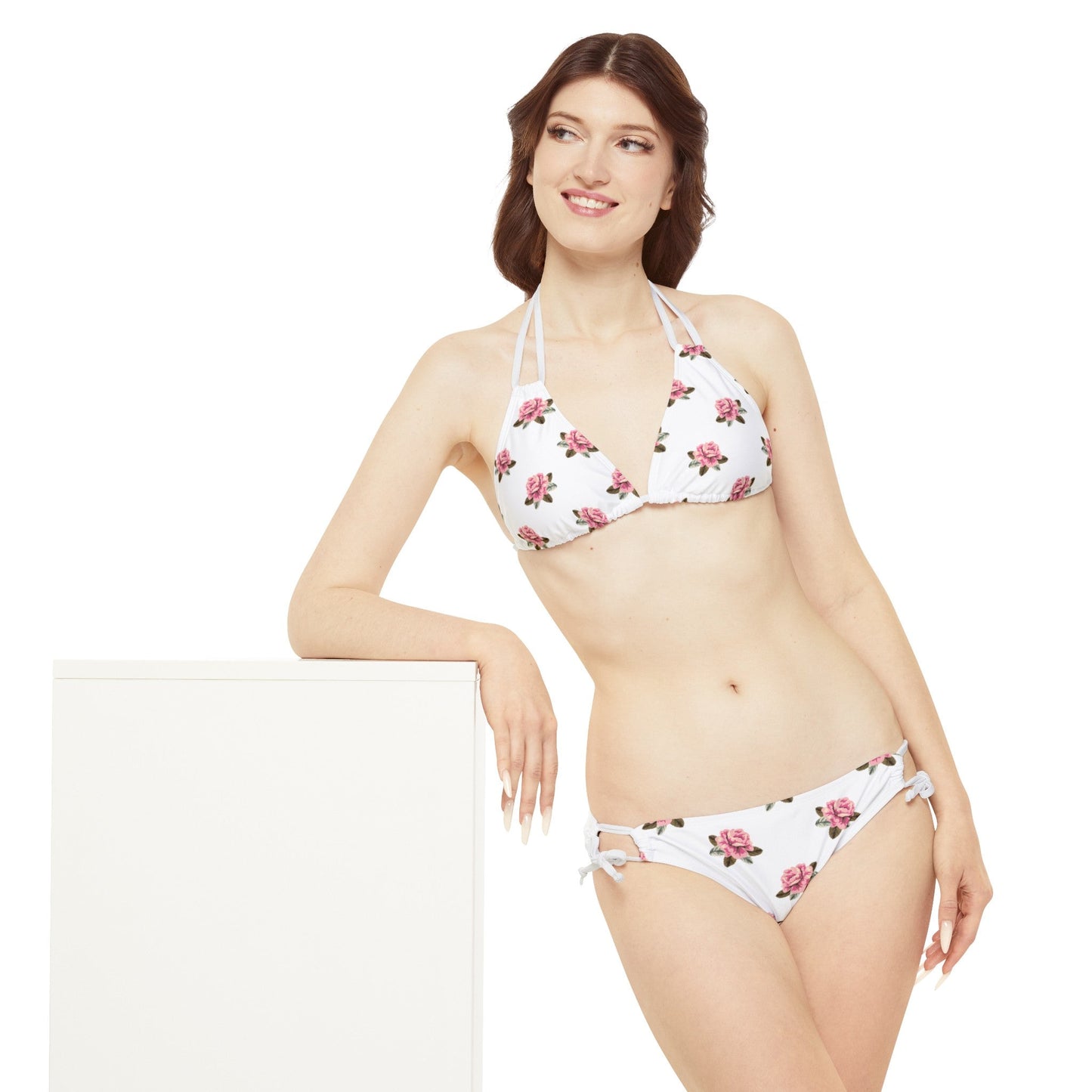 All the roses Strappy Bikini Set - Blossoms&Moss