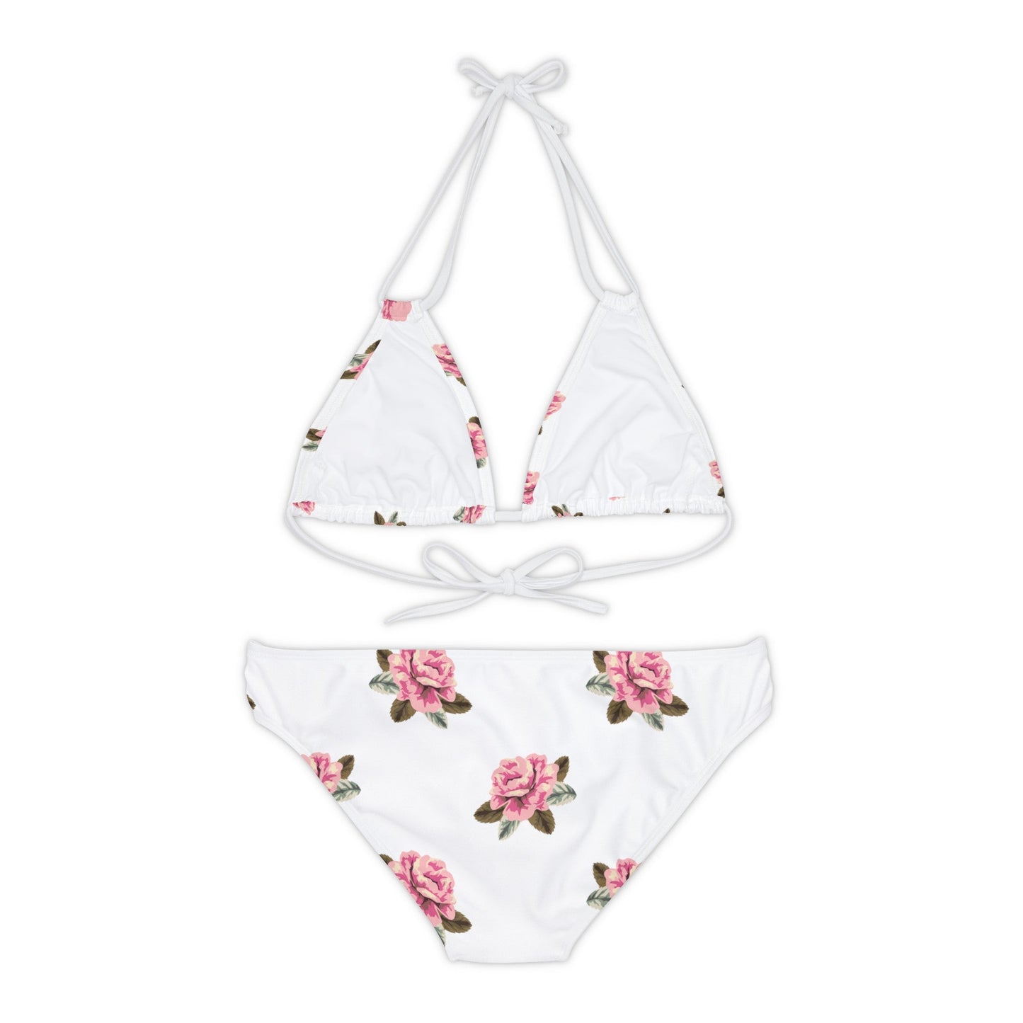 All the roses Strappy Bikini Set - Blossoms&Moss