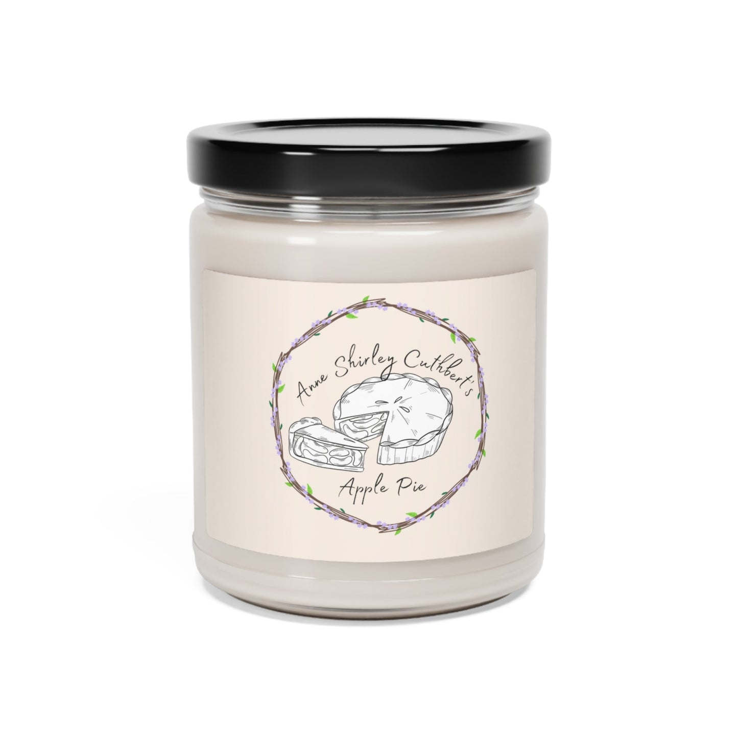 Anne Shirley Cuthbert’s Apple pie Soy Candle, 9oz - Blossoms&Moss