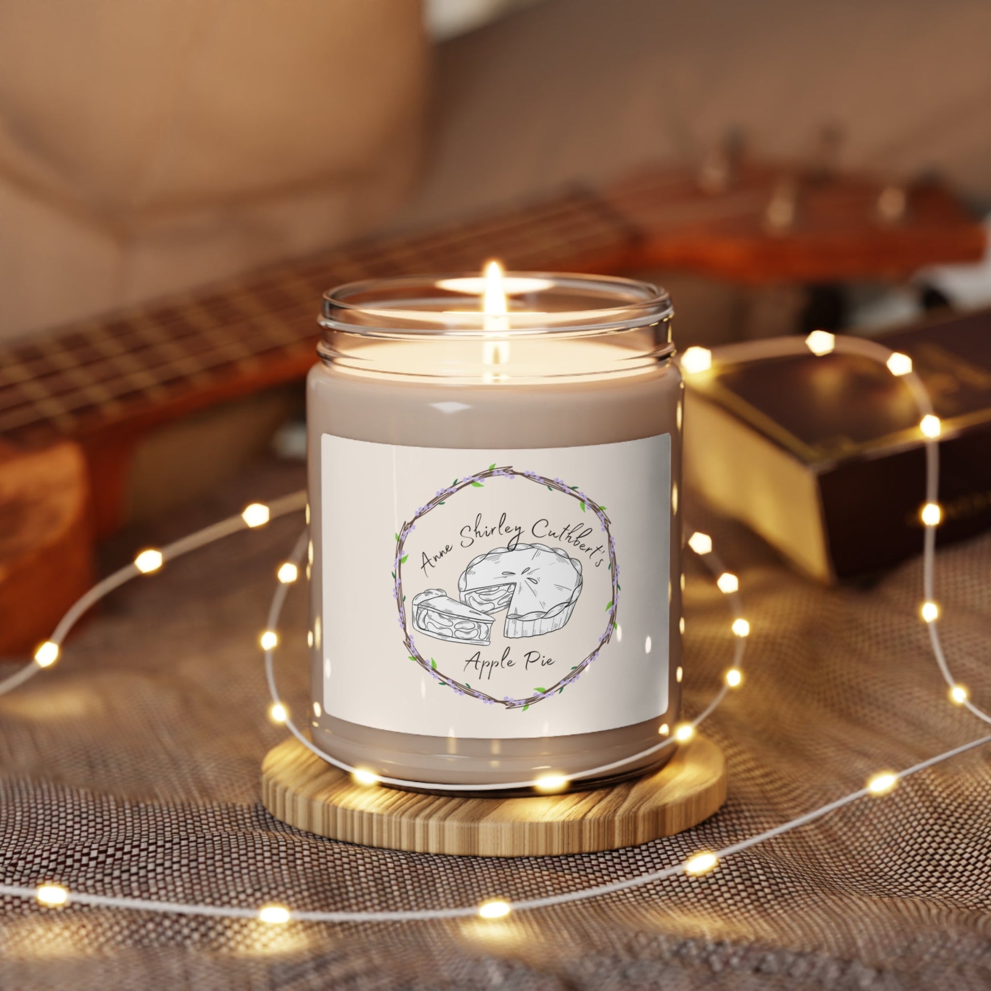 Anne Shirley Cuthbert’s Apple pie Soy Candle, 9oz - Blossoms&Moss