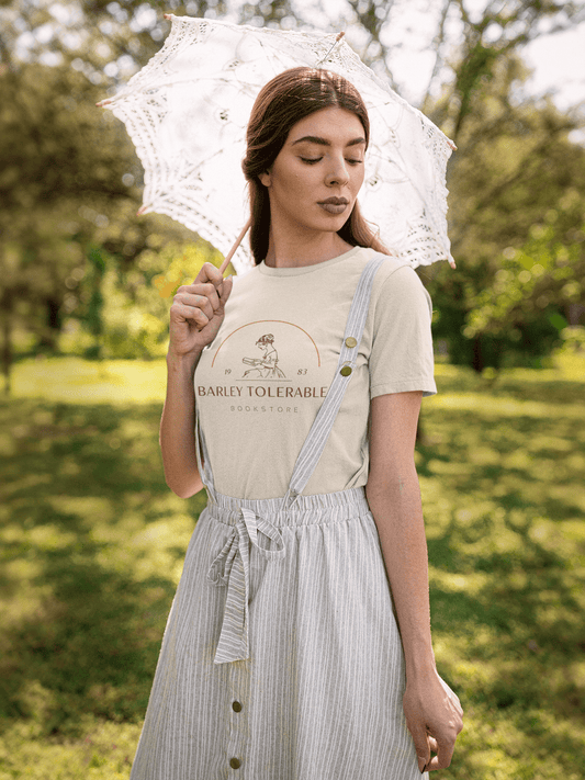 Barely Tolerable book club T-shirt - Blossoms&Moss