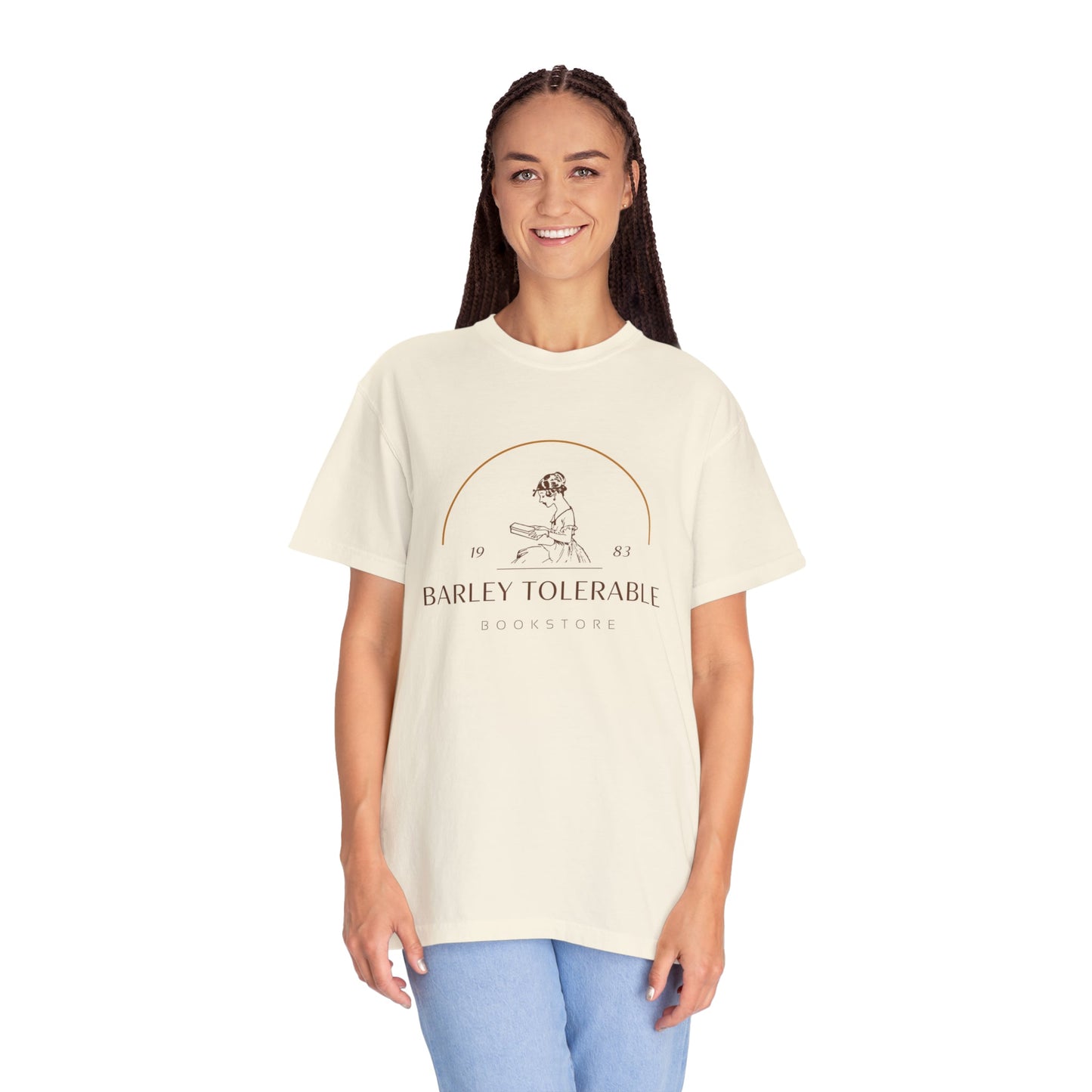 Barely Tolerable book club T-shirt - Blossoms&Moss