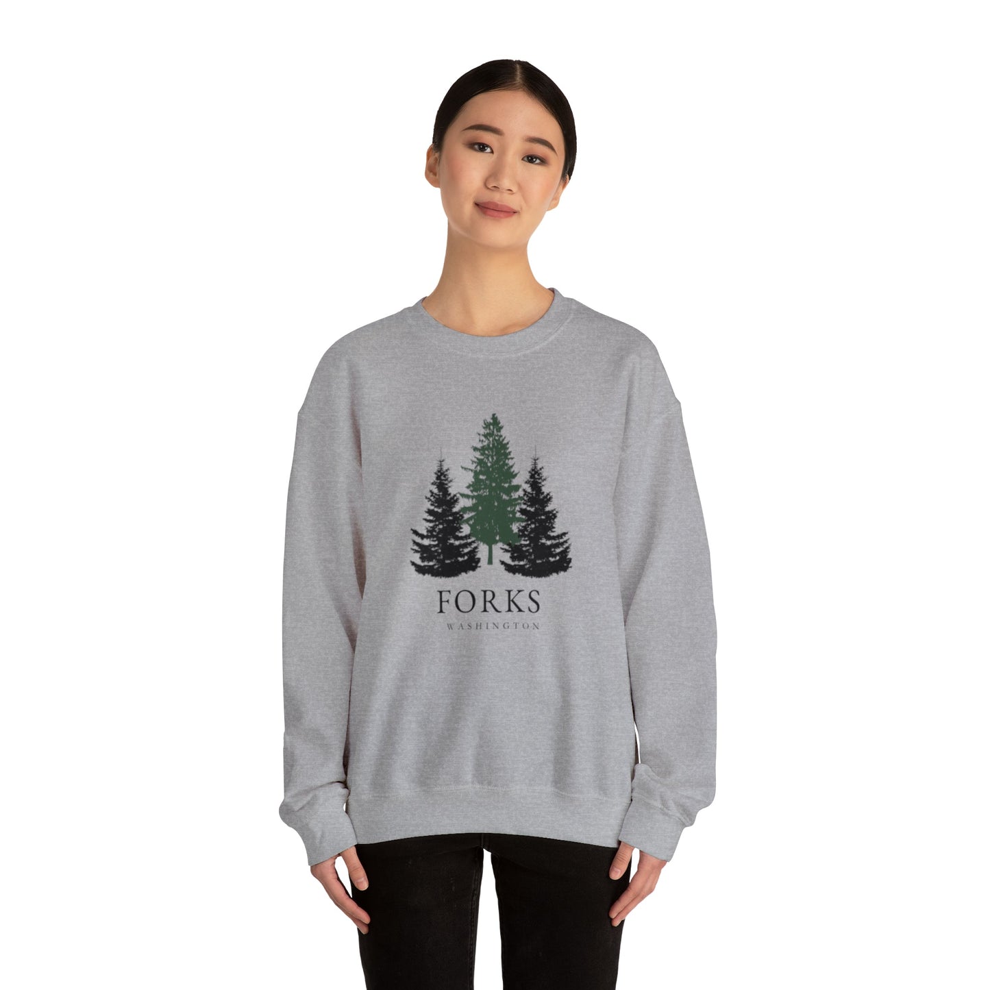 Bella’s fave Forks WA Crewneck Sweatshirt - Blossoms&Moss