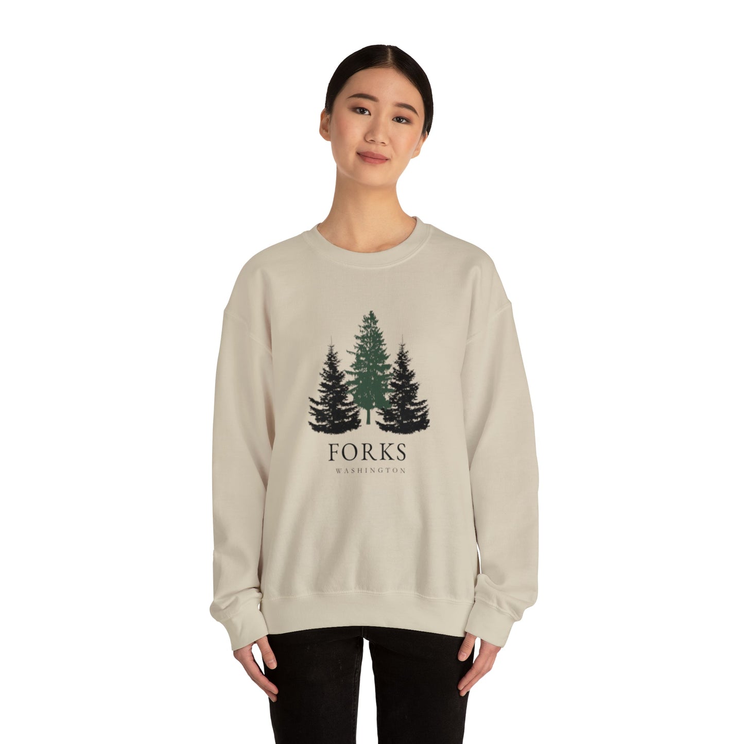 Bella’s fave Forks WA Crewneck Sweatshirt - Blossoms&Moss