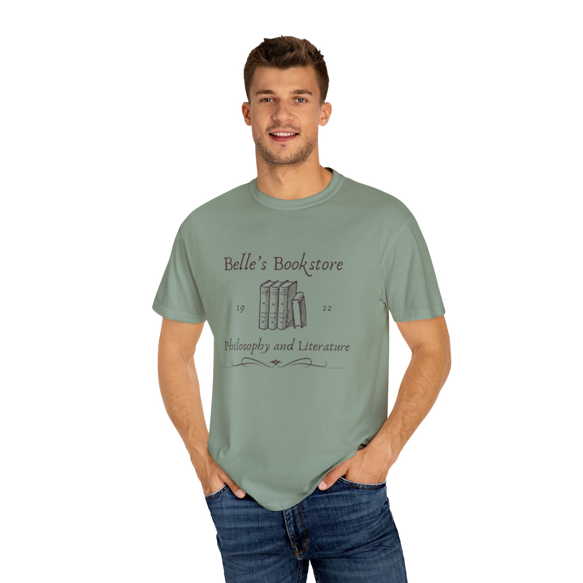 Belle’s Bookstore T-shirt - Blossoms&Moss