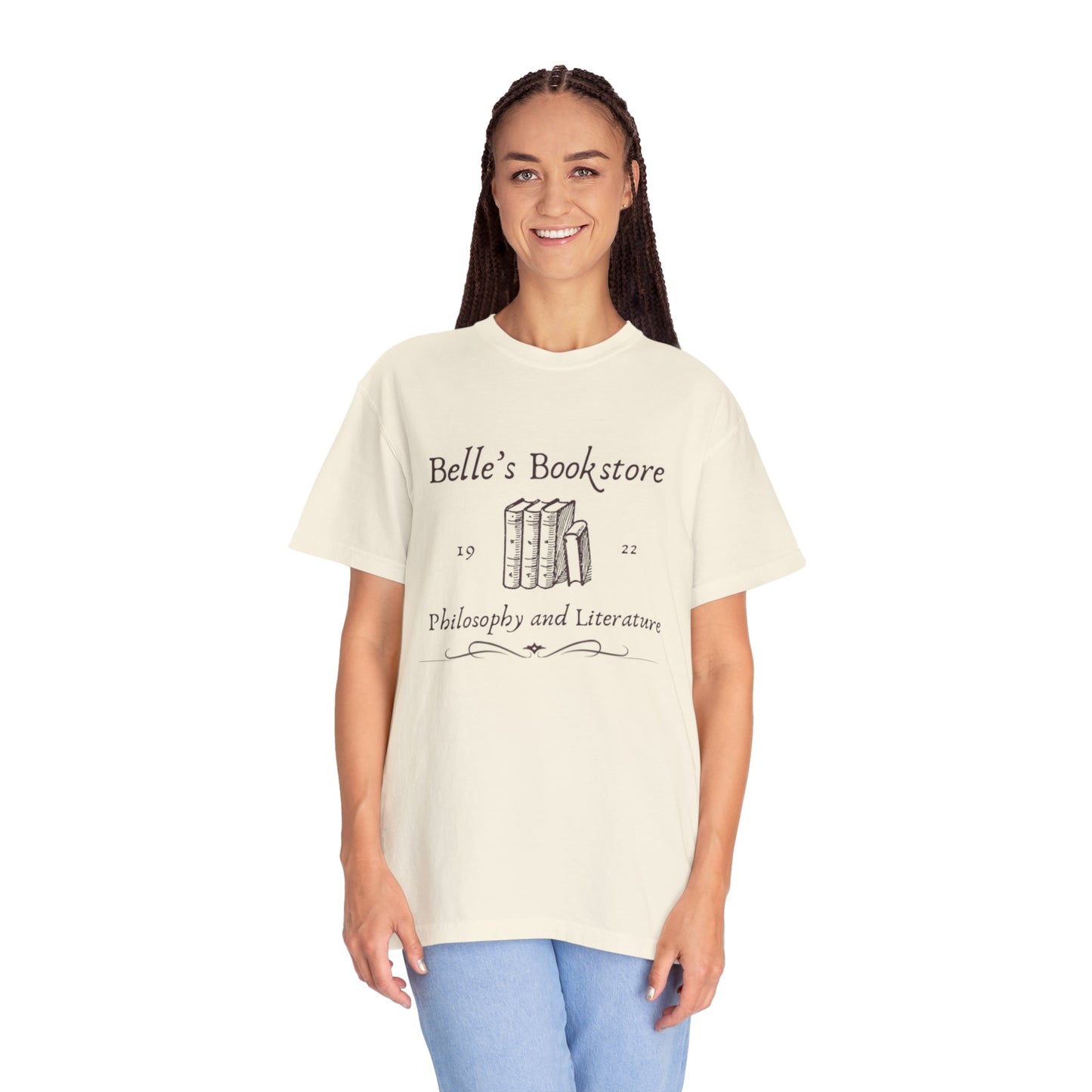 Belle’s Bookstore T-shirt - Blossoms&Moss