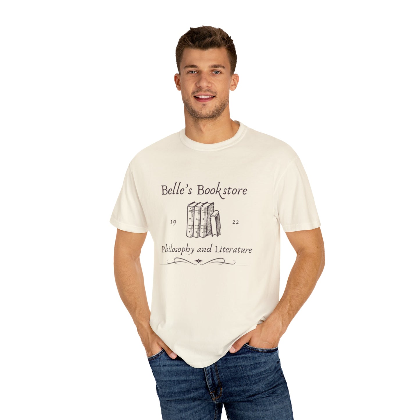 Belle’s Bookstore T-shirt - Blossoms&Moss