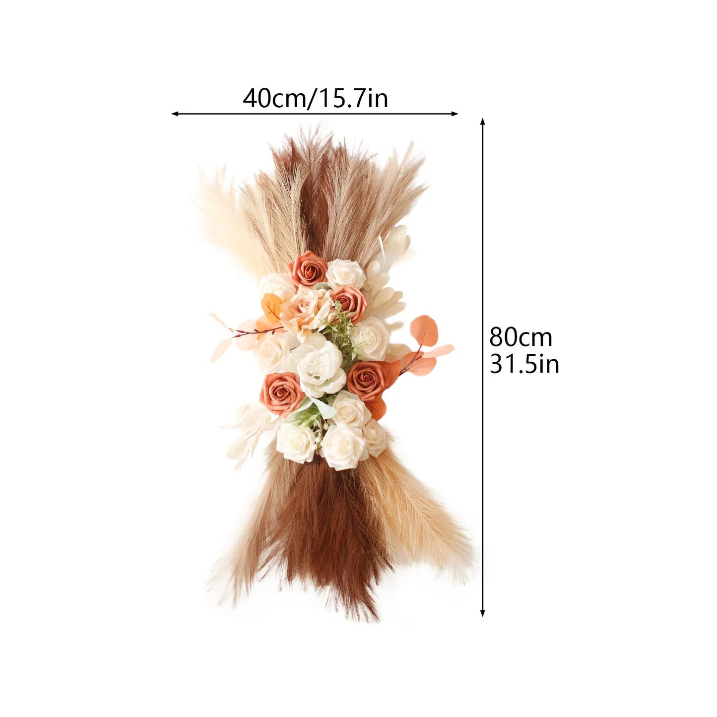 Bohemian Wedding floral swag - Blossoms&Moss