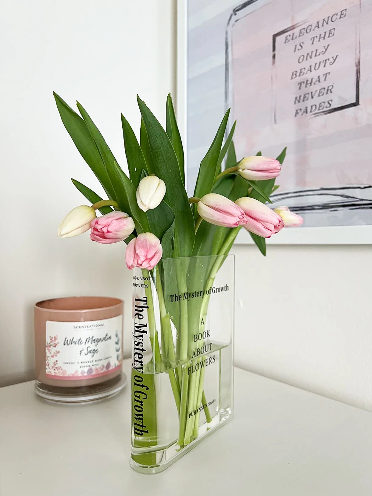 Book vase - Blossoms&Moss