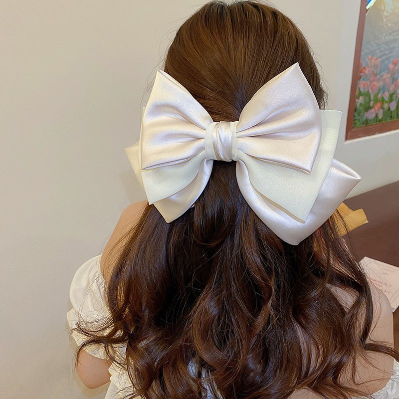 Bow Cloth Hair Clip - Blossoms&Moss