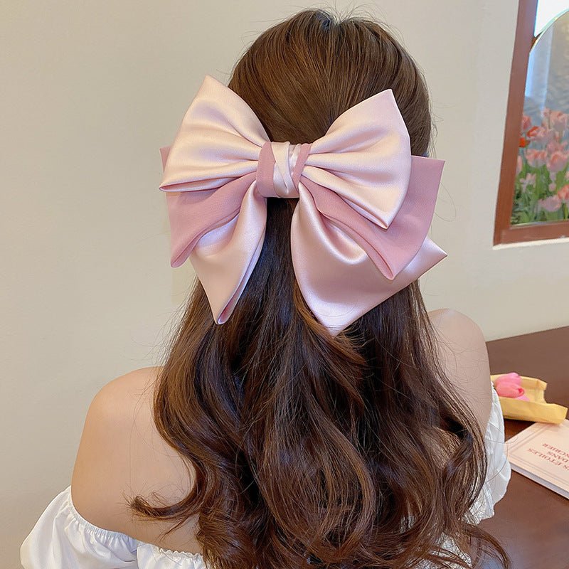 Bow Cloth Hair Clip - Blossoms&Moss