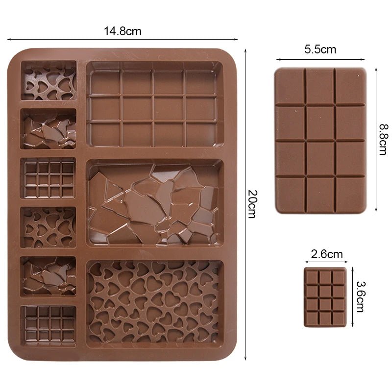 Chocolate Bar molds - Blossoms&Moss