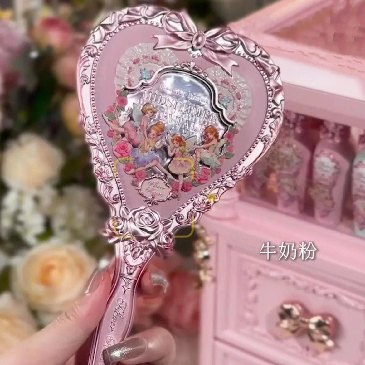 Coquette hand mirror - Blossoms&Moss