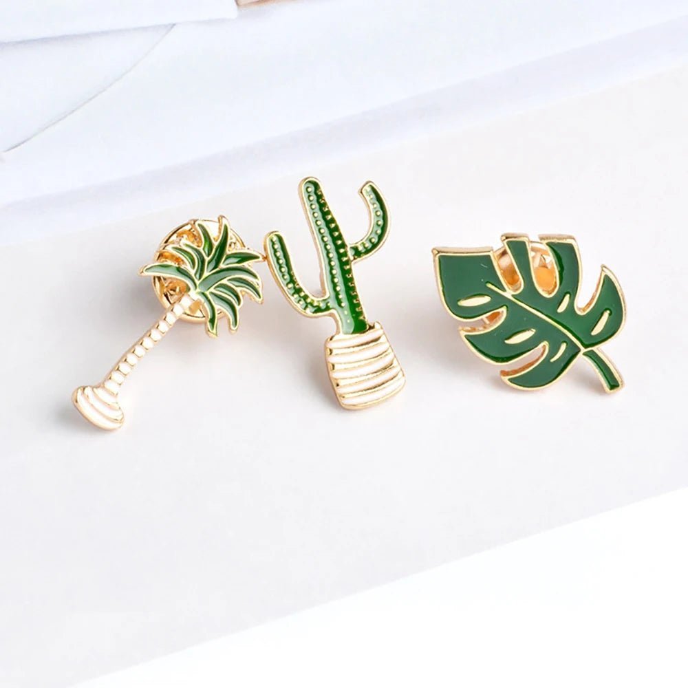 Eat your greens enamel pins - Blossoms&Moss