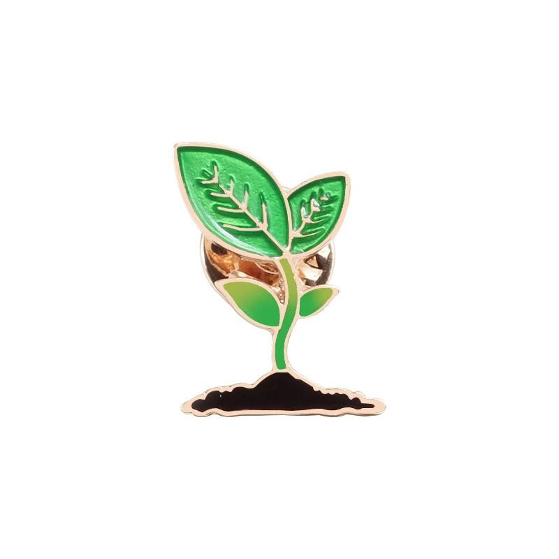 Eat your greens enamel pins - Blossoms&Moss