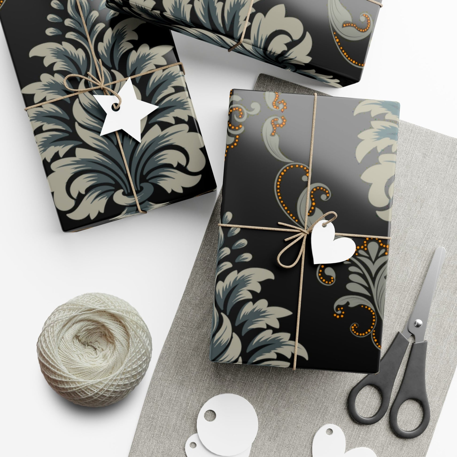 Elegant Gift Wrap Paper - Blossoms&Moss