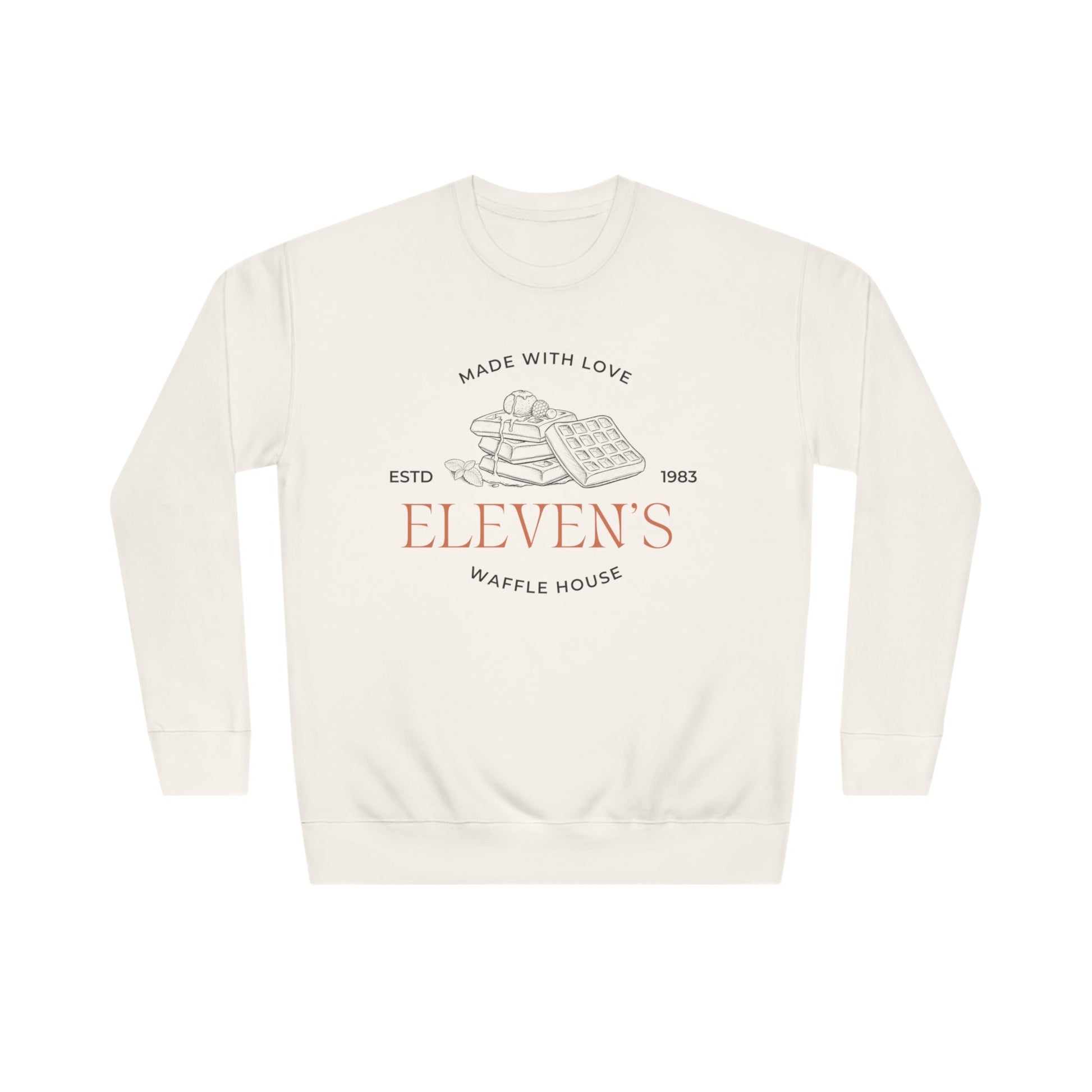 Eleven’s waffles Unisex Crew Sweatshirt - Blossoms&Moss