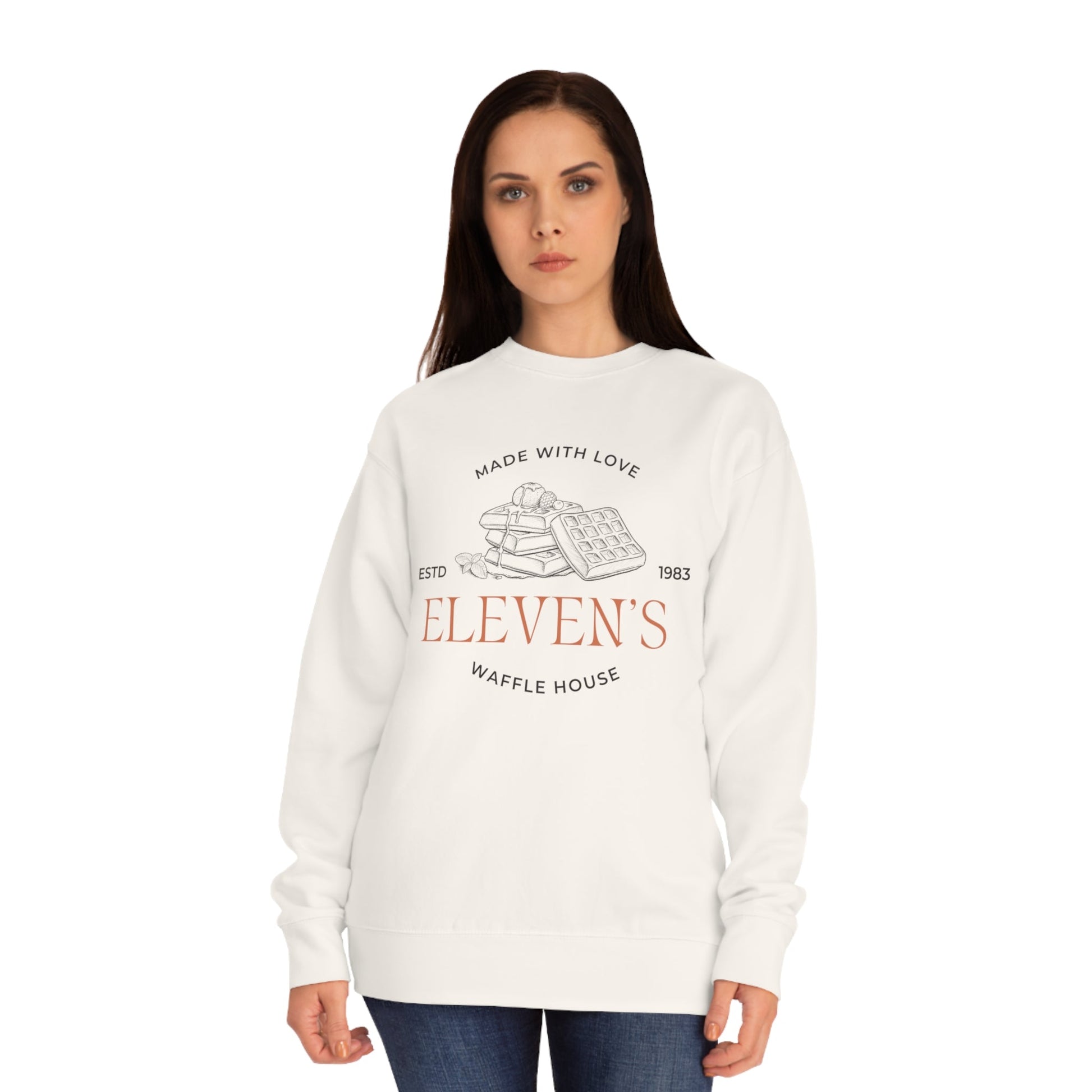 Eleven’s waffles Unisex Crew Sweatshirt - Blossoms&Moss