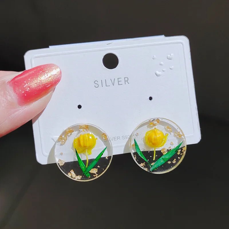 Eloise’s flower earring - Blossoms&Moss