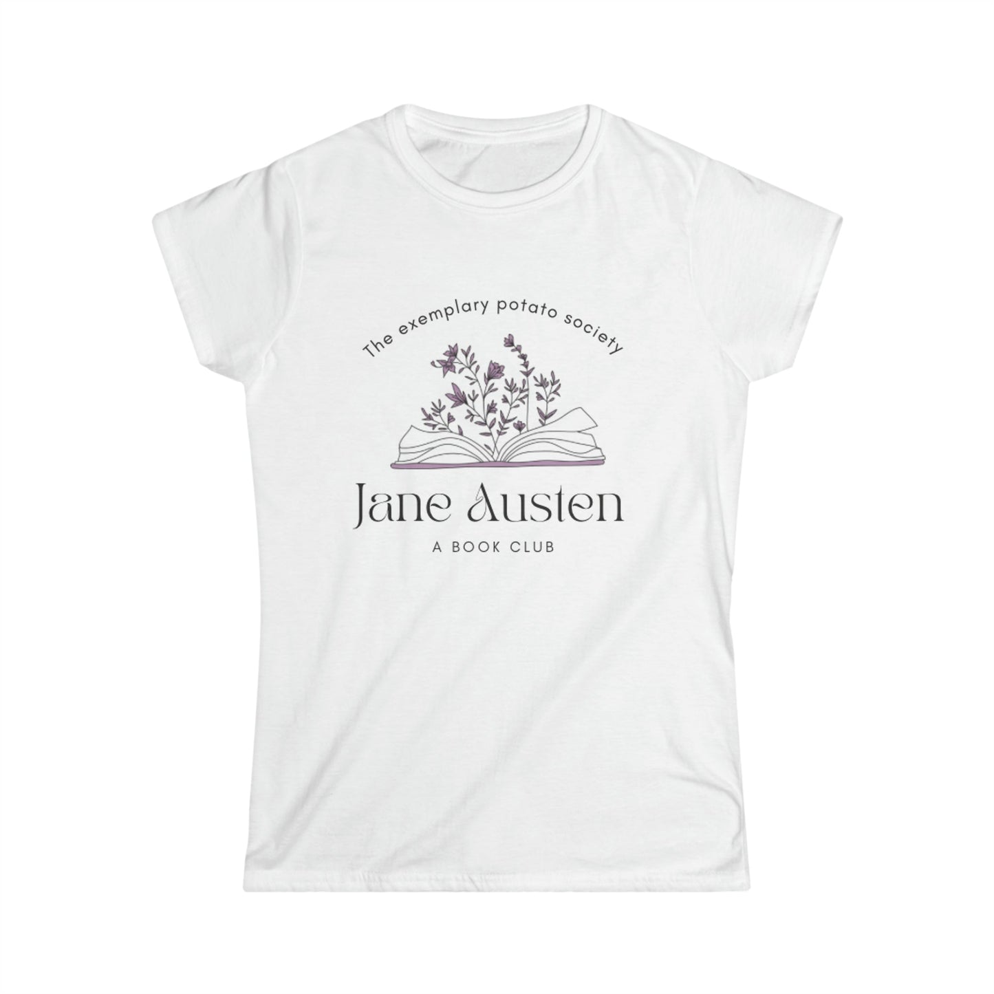 Exemplary potato’s Jane Austen Book club T-shirt - Blossoms&Moss