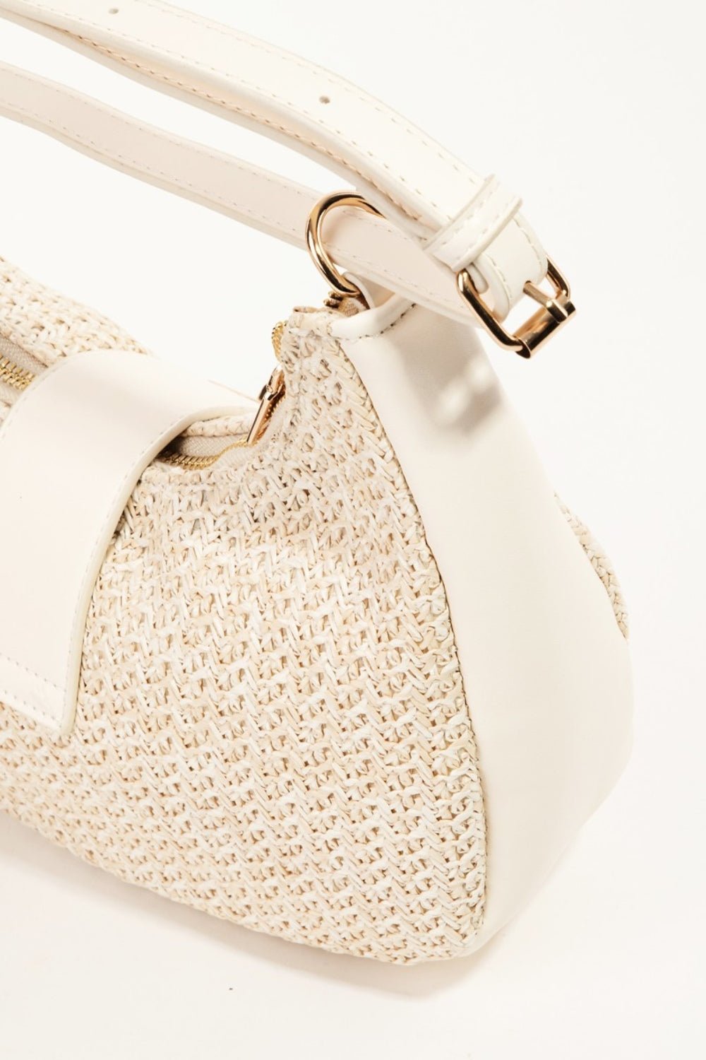 Fame Straw Braid Hobo Bag - Blossoms&Moss